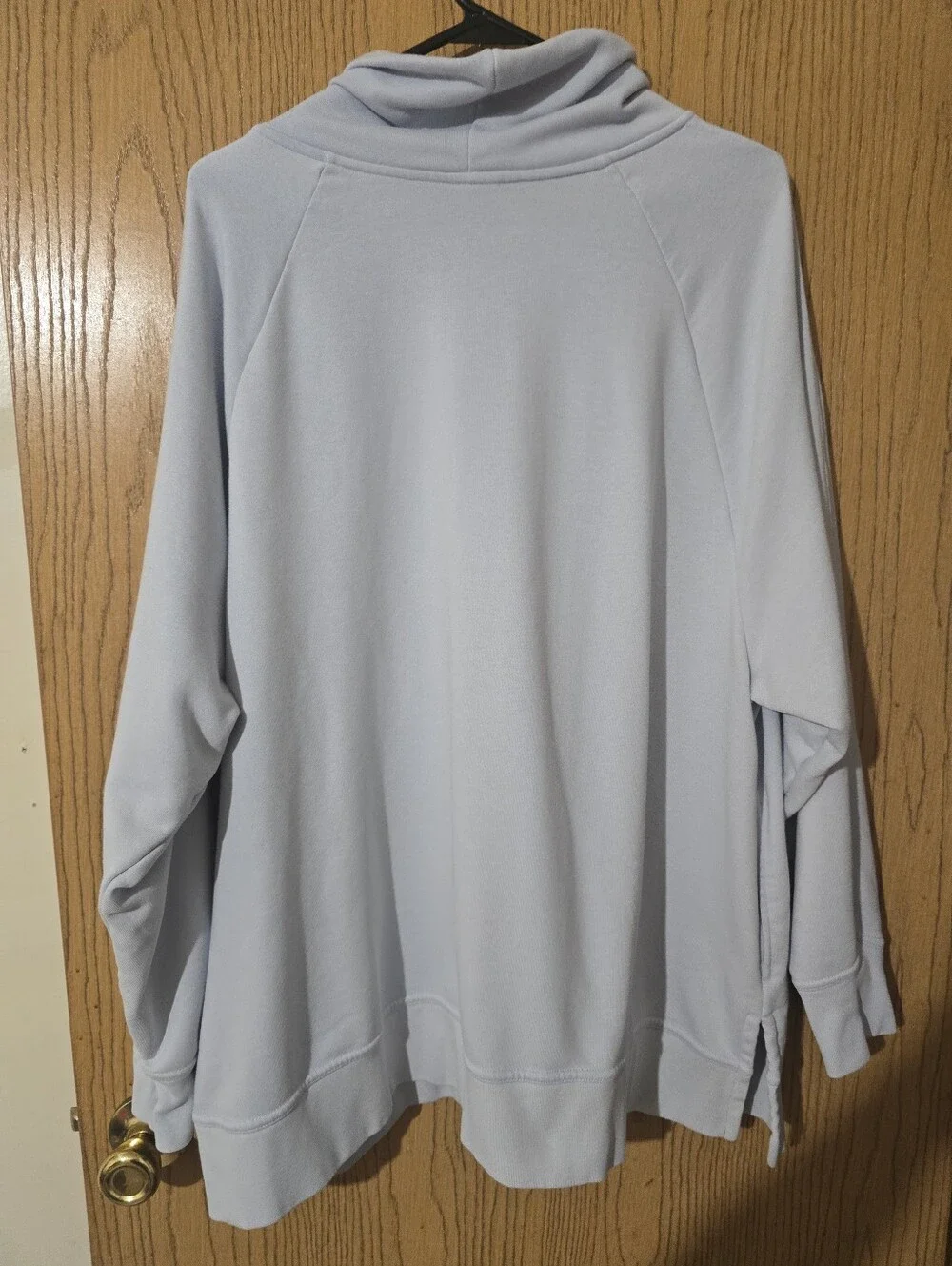 Nike Women's Baby Blue Cowl Neck Pullover Sweatshirt